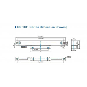 Ditron DC10F Linear Scale | Compact TTL Encoder 5 µm | ASU