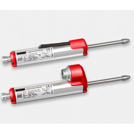 Linear potentiometer Internal spring, thin body, SLPIS, Opkon