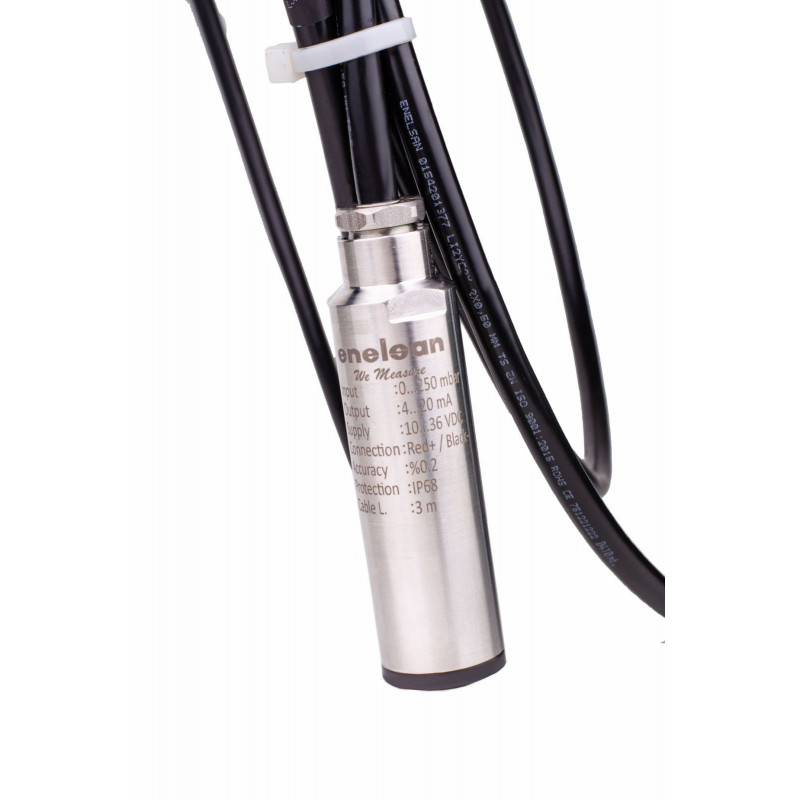 Hydrostatic level sensor L01 0-150 mBar, 2 m cable, ETRANS Hydrostatic level sensor L01 0-150 mBar, 2 m cable, ETRANS