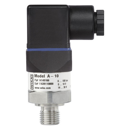 Перетворювач тиску WIKA A-10, 0...2.5 бар, G1/4А, 4-20mA, 2-L, 0+80С