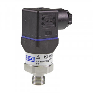 Pressure transmitter WIKA A-10, 0...2.5 bar, G1/4A, 4-20mA, 2-L, 0+80C